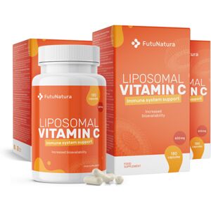 FutuNatura 3x Vitamine C liposomale 1200 mg, ensemble 540 gélules