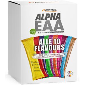 ProFuel Alpha EAA vegan - echantillons de tous les gouts, 10 sachets