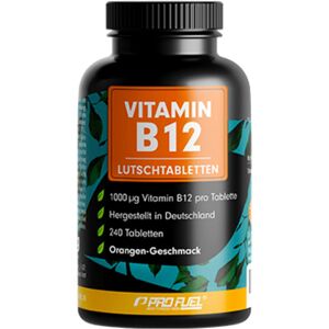 ProFuel Vitamine végétalienne B12 – orange, 240 pastilles