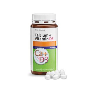 Sanct Bernhard Calcium + vitamine D3, 150 comprimés