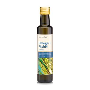 Sanct Bernhard Huile de poisson omega 3 avec citron, 250 ml