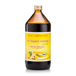 Sanct Bernhard Jus d'ananas et de gingembre BIO, 1000 ml