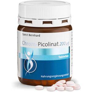 Sanct Bernhard Picolinate de chrome 200 µg, 250 comprimés