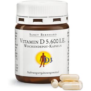 Sanct Bernhard Vitamine D3 5600 u.i., 26 gélules