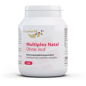 Vita World Multiplex Natal - vitamines et mineraux pour femmes enceintes, 120 gelules