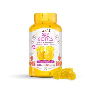 Vitaful PRO BIOTICS - Cultures microbiologiques avec vitamines, 120 bonbons gelifies