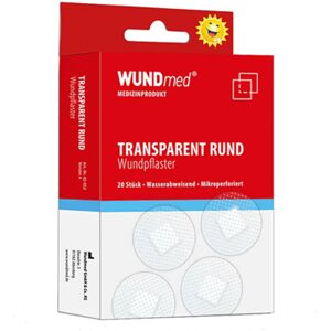 WUNDmed Patchs ronds, transparents, 20 pièces