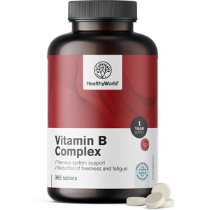 Healthy World Vitamine B-complexe, 365 comprimes