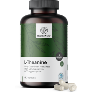 Healthy World L-Theanine 400 mg, 180 gelules