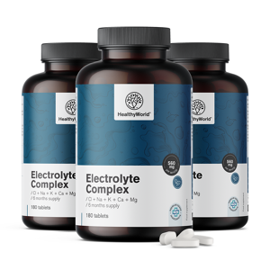 Healthy World 3x Complexe d'électrolytes, ensemble 540 comprimés