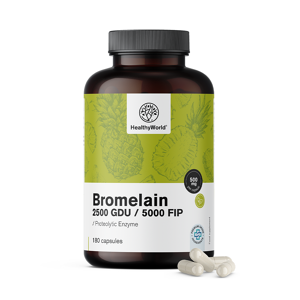 Healthy World Bromélaïne 500 mg, 180 gélules