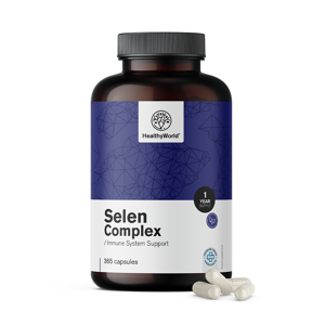 Healthy World Selenium complexe 200 µg, 365 gelules