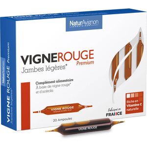 Vigne Rouge Premium ampoules - Tonique Veineux Circulation Sanguine - Complément Alimentaire - 200 ml - Fabrication Française - NaturAvignon - Publicité