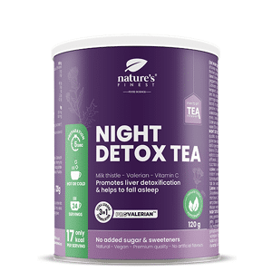 Nature's Finest Night Detox Tea   Thé sommeil   Thé fonctionnel   Mélange détox   ProValerian™   Biologique   Végétalien   Relaxation - Publicité