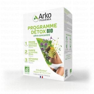 Arkopharma Arkofluides - Programme Détox Triple Action Bio 30 Jours - Publicité