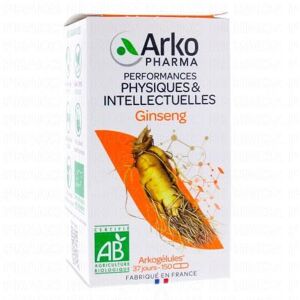 Arkopharma Arkogélules - Ginseng 1560 Mg De Racine Bio 150 Gélules - Publicité