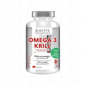 BIOCYTE Longevity omegas - 3 krill