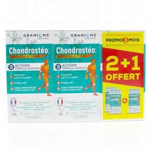 GRANIONS Chondrosteo+ Articulations lot de 3 boîtes de 90 comprimés - Publicité