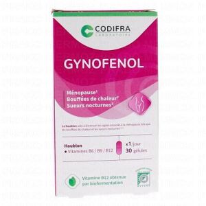 CODIFRA Gynofenol 30 gélules - Publicité