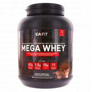 EAFIT Mega whey chocolat pot de 750gr - Publicité