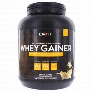 EAFIT Whey Gainer goût vanille pot 750g - Publicité