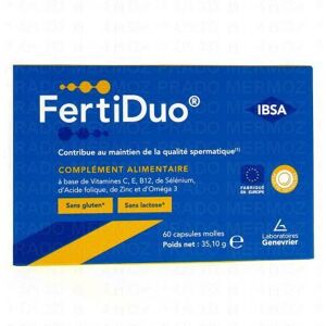 GENEVRIER Fertiduo x60 capsules molles