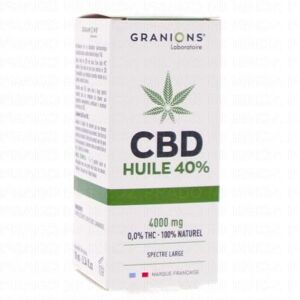 Granions Cbd - Huile De Cbd 40% 10ml - Publicité