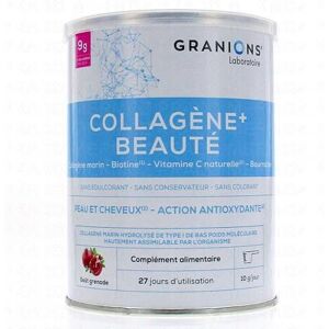 GRANIONS Collagène+ Beauté Goût Grenade 275g - Publicité