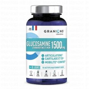 GRANIONS Glucosamine Chondroïtine et MSM 1500 mg x90comprimes