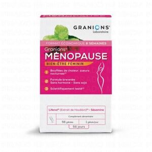 GRANIONS Menopause boite de 56 gelules.
