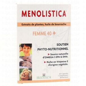 HOLISTICA Menolistica femme 40+ menopause boîte de 60 capsules