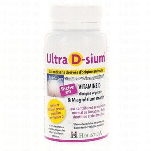 HOLISTICA Ultra D-sium capital osseux pot de 60 gélules - Publicité