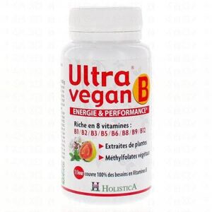 HOLISTICA Ultra Vegan B 30 comprimes