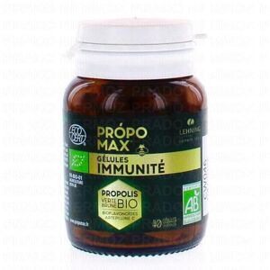LEHNING Propomax - Gelules immunite extrait de propolis bio x40