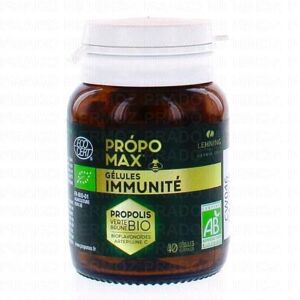 Propomax - Gélules immunité extrait de propolis bio x40