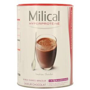 MILICAL Milk-shakes hyperproteine gout chocolat 540g