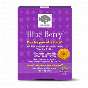 NEWNORDIC New Nordic Blue Berry Yeux Et Vision 120 Comprimés - Publicité