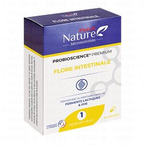 PHARMNATUREMICRONUTRITON PHARM NATURE MICRONUTRITION Probioscience premium 1 Flore Intestinale 30 gelules