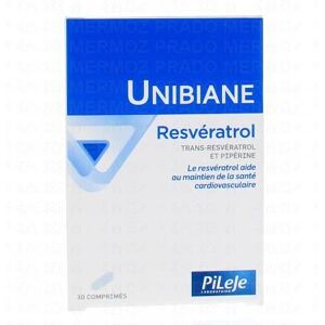 PILEJE Unibiane Resveratrol 30 comprimes