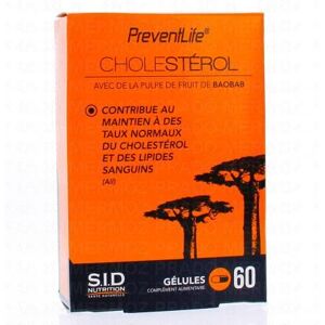 SIDNUTRITION PREVENTLIFE Cholesterol 60 gelules