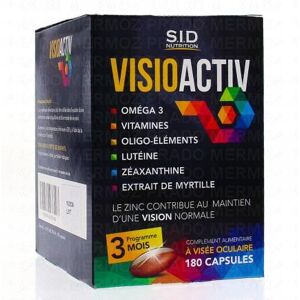 SIDNUTRITION Sid Visioactiv 180 Capsules - Publicité