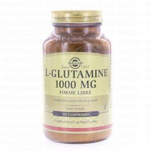 SOLGAR L-Glutamine 1000 mg Forme Libre 60 Comprimes