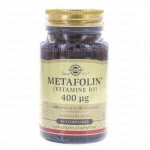 SOLGAR Metafolin (Vitamine B9) 400µg 50 comprimes
