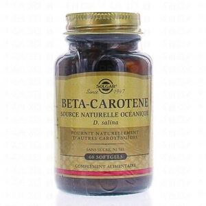 SOLGAR beta-carotene x60 softgel