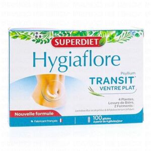 SUPERDIET Hygiaflore Transit Ventre Plat 100 Gelules