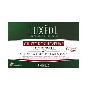 Luxeol Capsules Chute de Cheveux Reactionnelle 3 mois