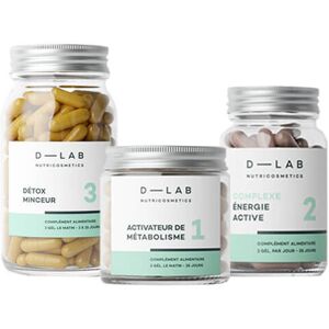 Complements Alimentaires Programme Brule-Graisses D-Lab Nutricosmetics 1 mois