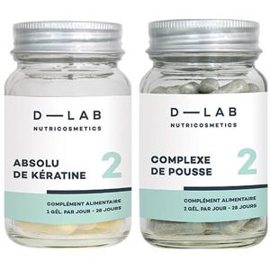 Complements Alimentaires Duo Nutrition Capillaire D-Lab Nutricosmetics 1 mois