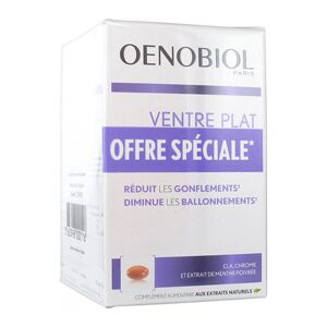 Oenobiol Ventre Plat 2 x 60 capsules - Publicité