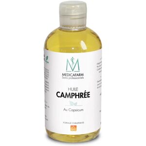 Huile camphrée - Formule chauffante - Medicafarm